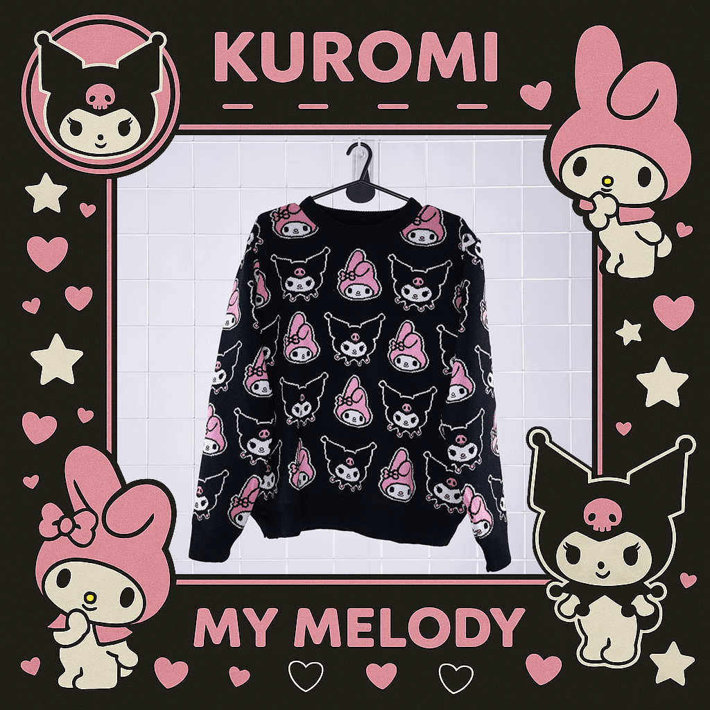 Sweater My Melody y Kuromi